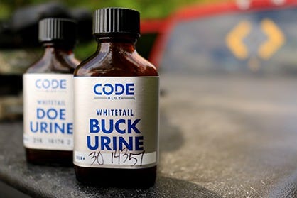 Code Blue Buck Urine and Doe Urine 