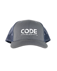 Code Blue Adjustable Snapback Trucker Cap 