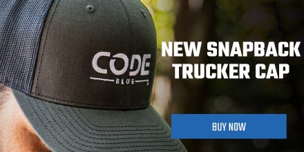 Code Blue trucker cap